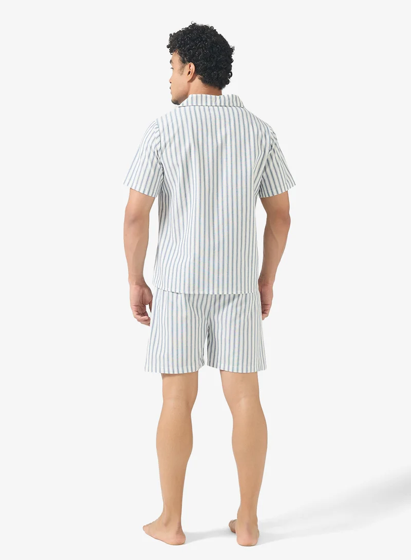 روبرت وود طقم بيجامة قميص وشورت