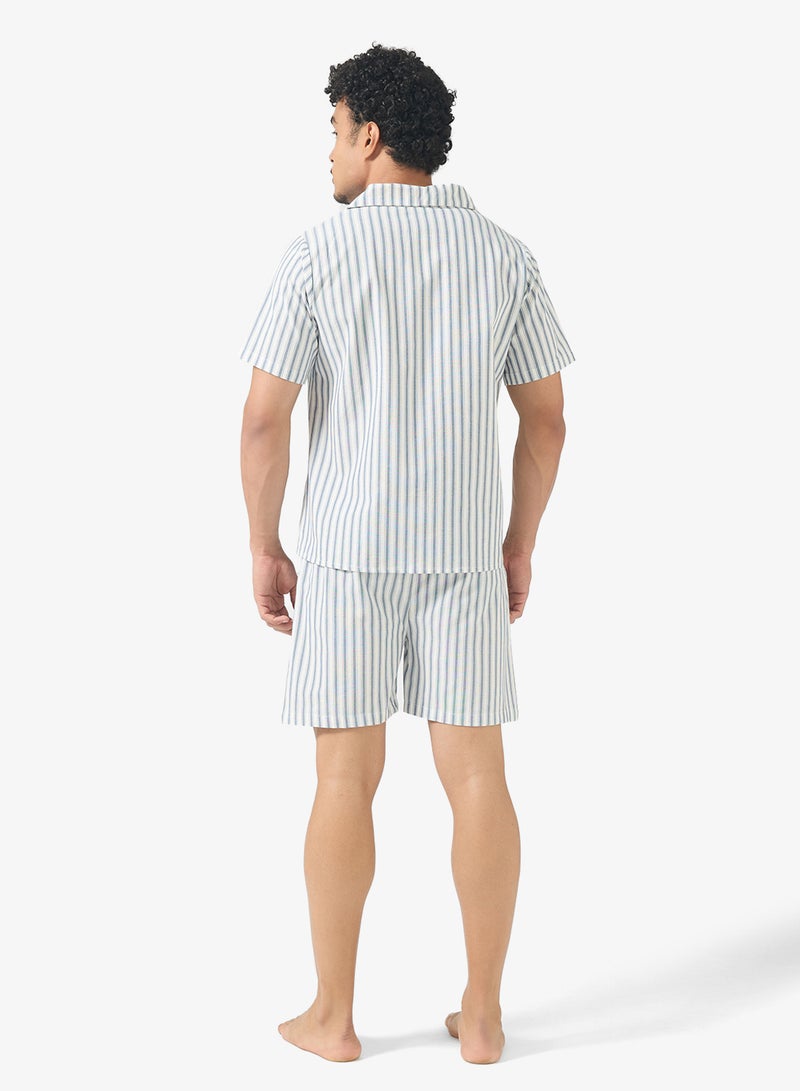 روبرت وود طقم بيجامة قميص وشورت - Image 2