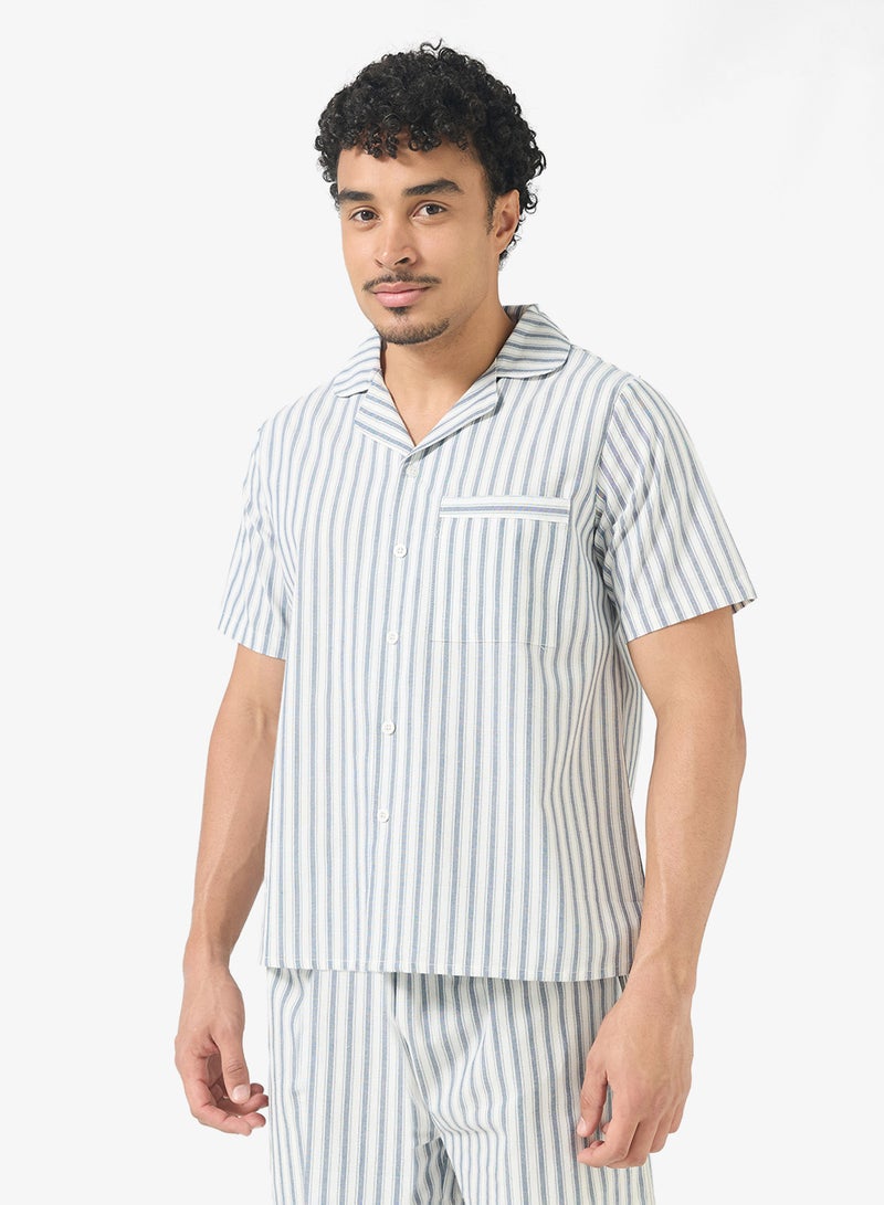 روبرت وود طقم بيجامة قميص وشورت - Image 3