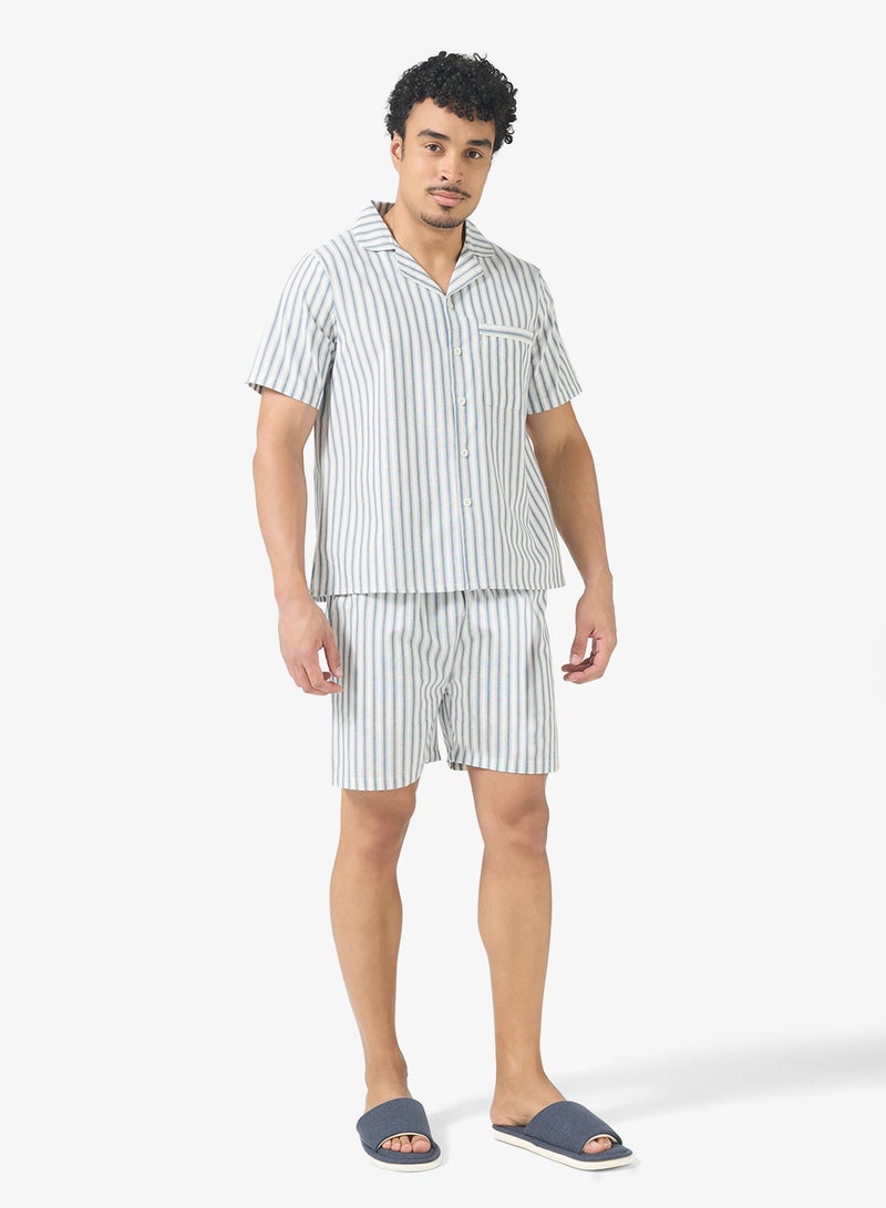 روبرت وود طقم بيجامة قميص وشورت - Image 5