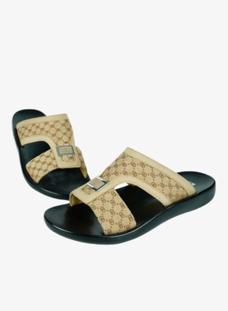 Barjeel Uno Beige 008-3564 Barjeel Mens Arabic Sandals 63102 Beige for Men | Best Price UAE
