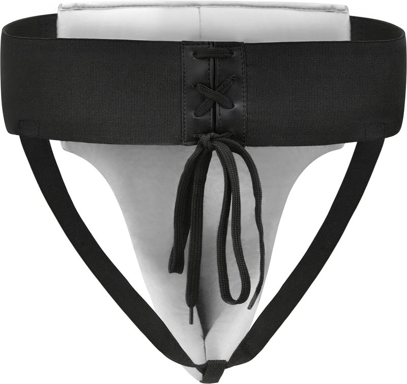 RDX Groin Protector for Boxing, Muay Thai, Kickboxing and MMA Training, Maya Hide Leather Abdo Gear for Martial Arts , SATRA Approved Abdominal Guard for Karate and Taekwondo - Image 3