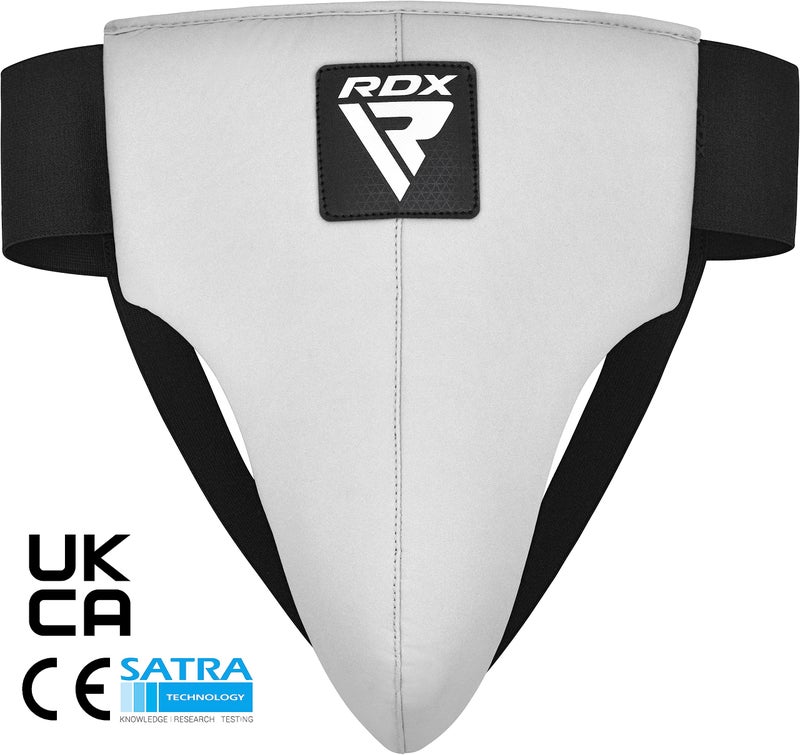 RDX Groin Protector for Boxing, Muay Thai, Kickboxing and MMA Training, Maya Hide Leather Abdo Gear for Martial Arts , SATRA Approved Abdominal Guard for Karate and Taekwondo - Image 2