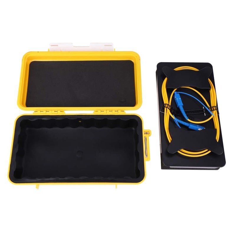 klarako Fiber Optic OTDR Launch Cable Box, 2km Extension Cord Single Mode 9/125 SC/UPC SC/UPC Connector Dead Zone Eliminator Fiber Box, Portable Fiber Optic Test Tool with Storage Box for Blind Area OTDR Test - Image 4