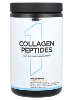 Rule One Proteins Collagen Peptides + Vitamin C and Hyaluronic Acid Vanilla Creme 8.11 oz (230 g) 