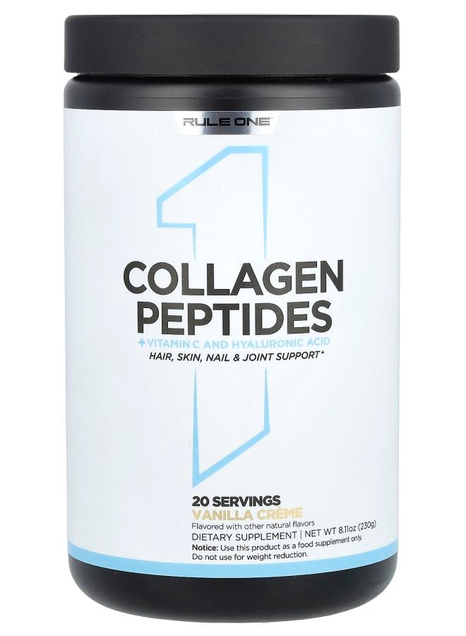 Collagen Peptides + Vitamin C and Hyaluronic Acid Vanilla Creme 8.11 oz (230 g)