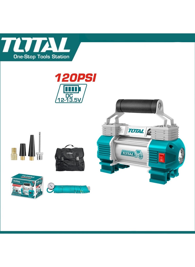 TOTAL Auto Air Compressor 120PSI, 12V 18A-TTAC2506 - Image 5