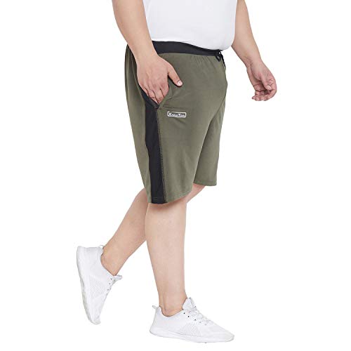 Bigbanana Men's Regular Fit Shorts (Moxon,Olive,8XL) - Image 4