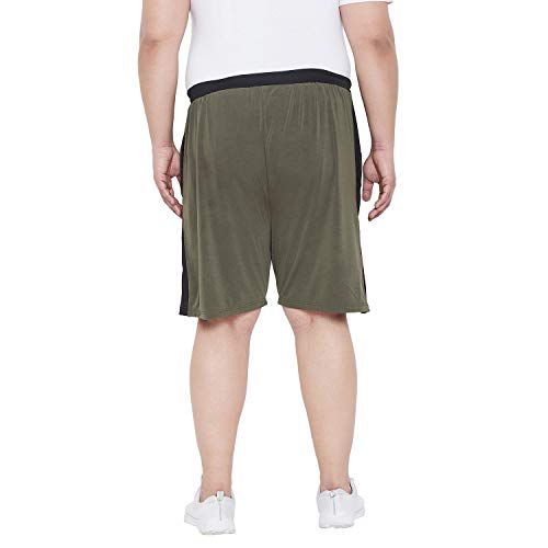 Bigbanana Men's Regular Fit Shorts (Moxon,Olive,8XL) - Image 5
