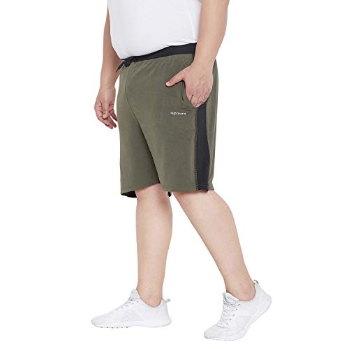 Bigbanana Men's Regular Fit Shorts (Moxon,Olive,8XL) - Image 3