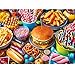 VOLUVOLU 500 Piece Puzzle for Adults Hamburger Jigsaw Puzzles Youths Favorite Foods Puzzles 500 Pieces Birthday and Barious Holiday Party for Family Adult Funny Puzzle for Adults 205x15 in - Image 3