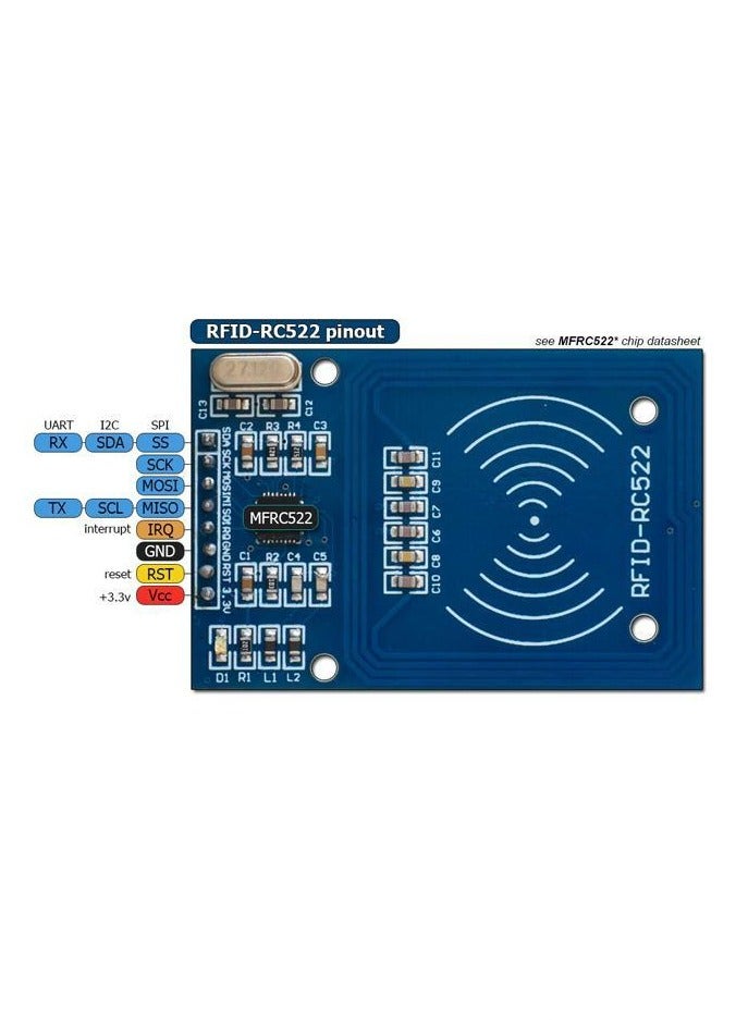 وحدة القراءة والكتابة RFID RC522 (13.56 ميجا هرتز) - Image 2