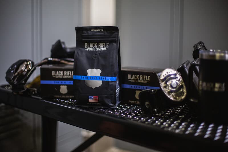 Black Rifle Coffee Company Thin Blue Line, 12 Count, Medium Roast K Cups - Single Serve K Cups Coffee Pods - Kcup Pods Compatible with Keurig 1.0 & 2.0 - Made from Arabica Beans - Image 3