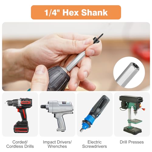 EEEKit 13PCS Rotary Spot Weld Cutter 3/8", HSS Spot Weld Removal Tool, Double Sided Spot-Weld Drill Bits for Automobiles, Drill Bit for Removing Spot-Weld - Image 5