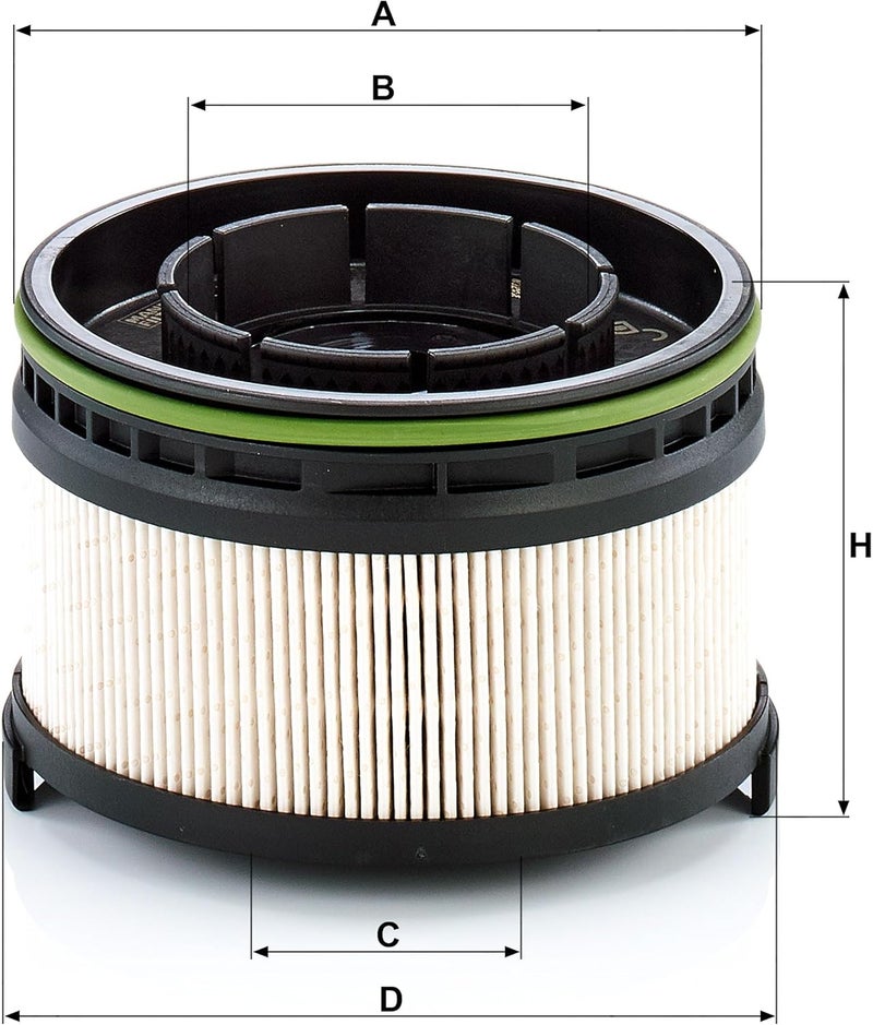 MANN FILTER MANN-FILTER Original Fuel filter PU 11 002 z KIT - Fuel filter set with gasket / gasket set – For passenger cars Custom sizing alternatives - Image 3