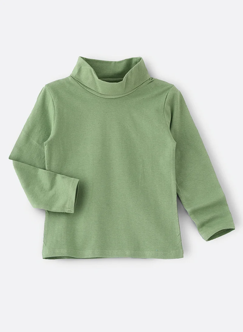 جيلين Basic solid turtle neck t-shirt
