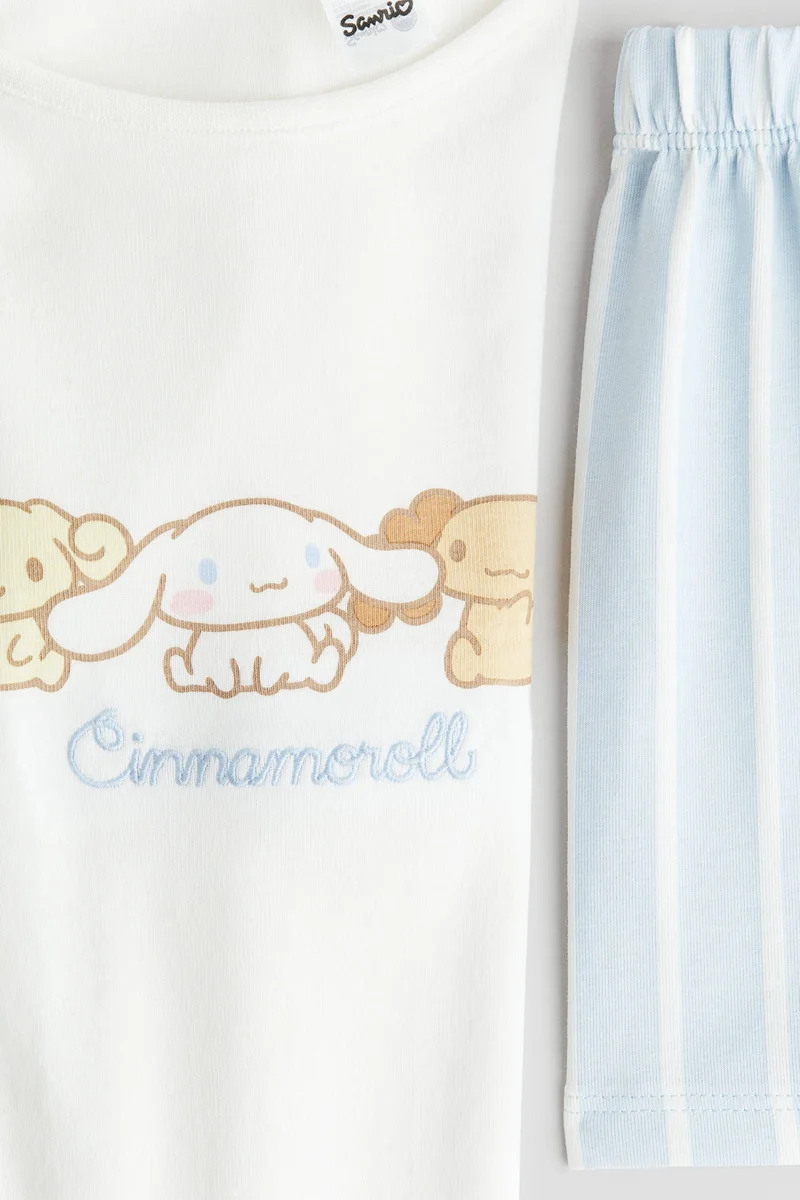H&M Printed cotton jersey pyjamas