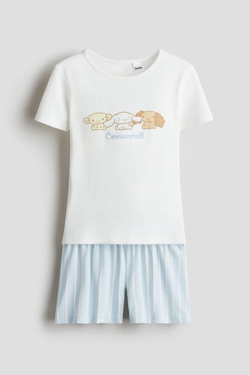 H&M Printed cotton jersey pyjamas