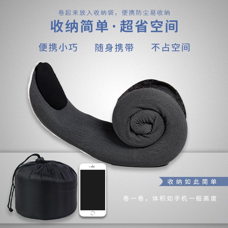 New Zero Pressure Pillow Storage Travel Memory Foam U-Shaped Pillow Eye Mask Gift Box Suit - Image 5