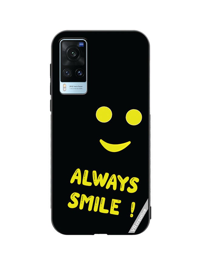 VR CREATIVE Protective Case Cover For Vivo X60 Always Smile Design Multicolour - Image 1