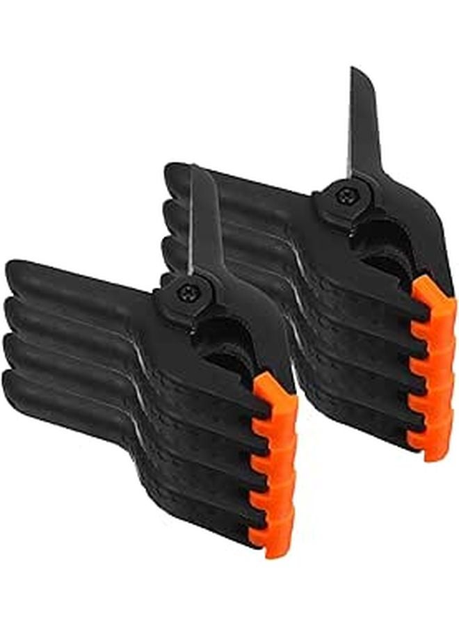 Heavy Duty Nylon Spring Clamps 8 Pack 4 Inch for Photography Backdrop Crafts and Woodworking - Image 1