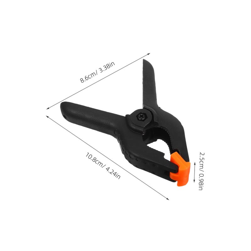 Heavy Duty Nylon Spring Clamps 8 Pack 4 Inch for Photography Backdrop Crafts and Woodworking - Image 3