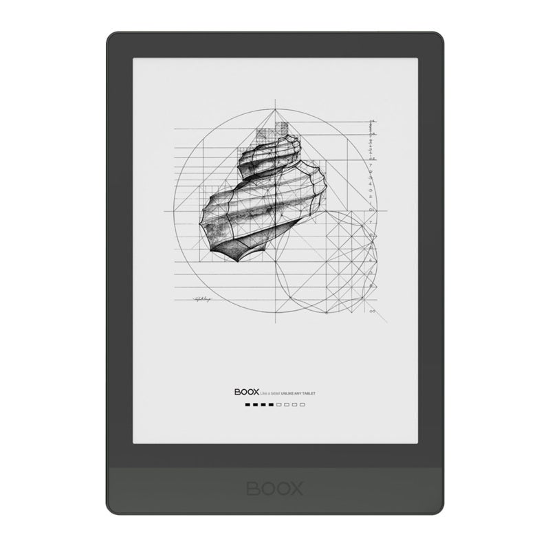 بوكس قارئ الكتب الإلكترونية عالي الوضوح بشاشة 6 بوصات وبدقة 300 نقطة في البوصة - جهاز محمول للغاية بوزن 150 جرامًا مزود بإضاءة أمامية للمحتوى الرقمي - Image 1