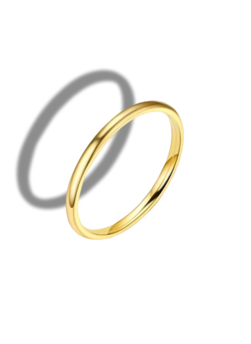 Soko Mesh Titanium Steel Band Rings Stackable Ring - Exquisite Women's Jewelry, Wedding Band, Luxury Fashion Accessory, Timeless and Elegant Design, Perfect Gift for Her, Fine Jewelry Collection.  - Image 5