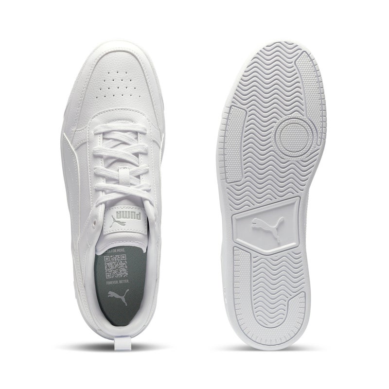 PUMA Dribble Unisex White Sneakers - Image 4