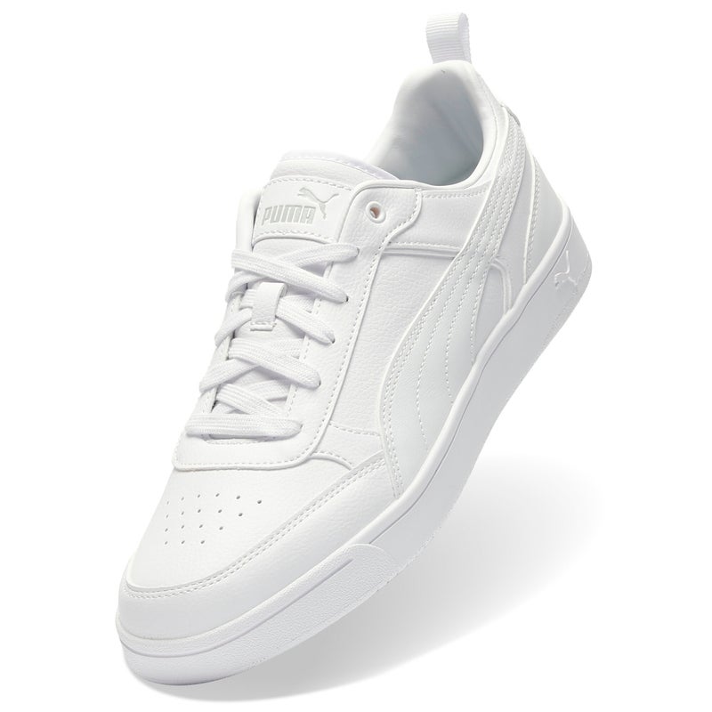 Dribble Unisex White Sneakers