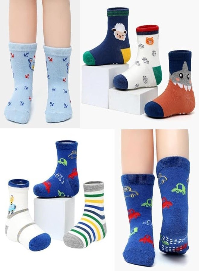 CUTEABLY Organic Cotton Anti-Skid Socks, Pack of 7 (Pack of 7, 7-8 Year) - Image 5