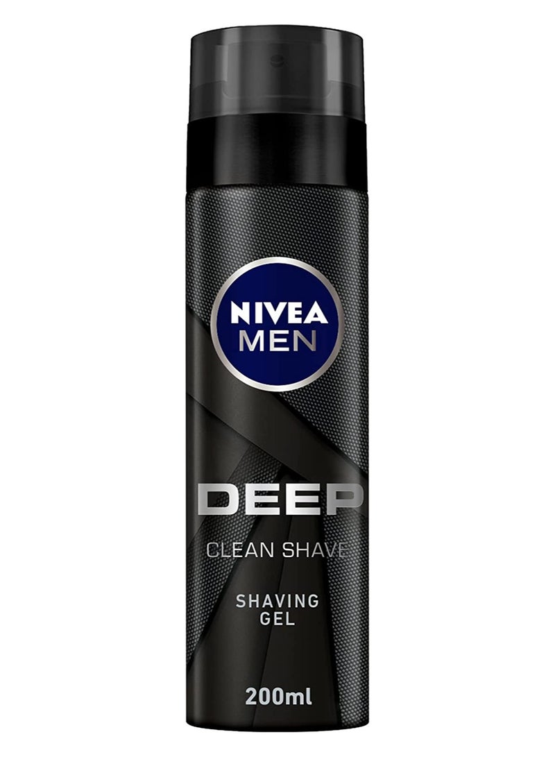 نيفيا مين نيفيا جل الحلاقة ديب للرجال بالكربون الأسود - 200 مل - Image 1