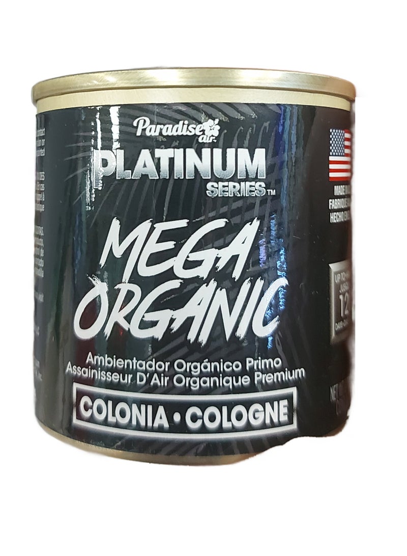 Paradise Air Platinum Series Long Lasting Mega Organic Black Air Freshener Can 78G - Image 1