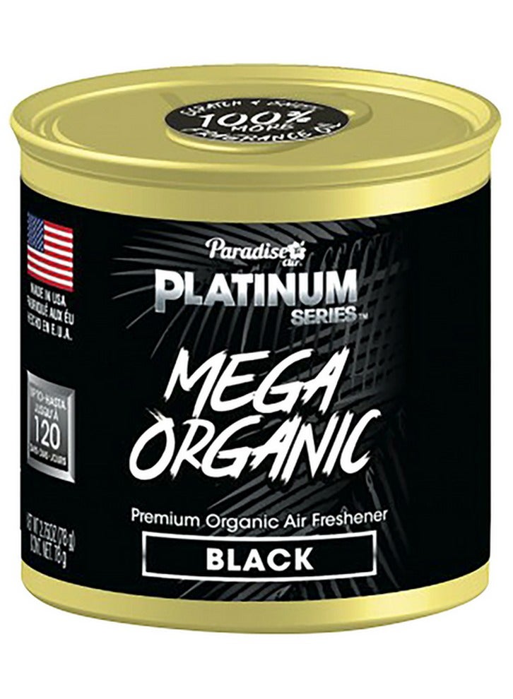 Paradise Air Platinum Series Long Lasting Mega Organic Black Air Freshener Can 78G - Image 2