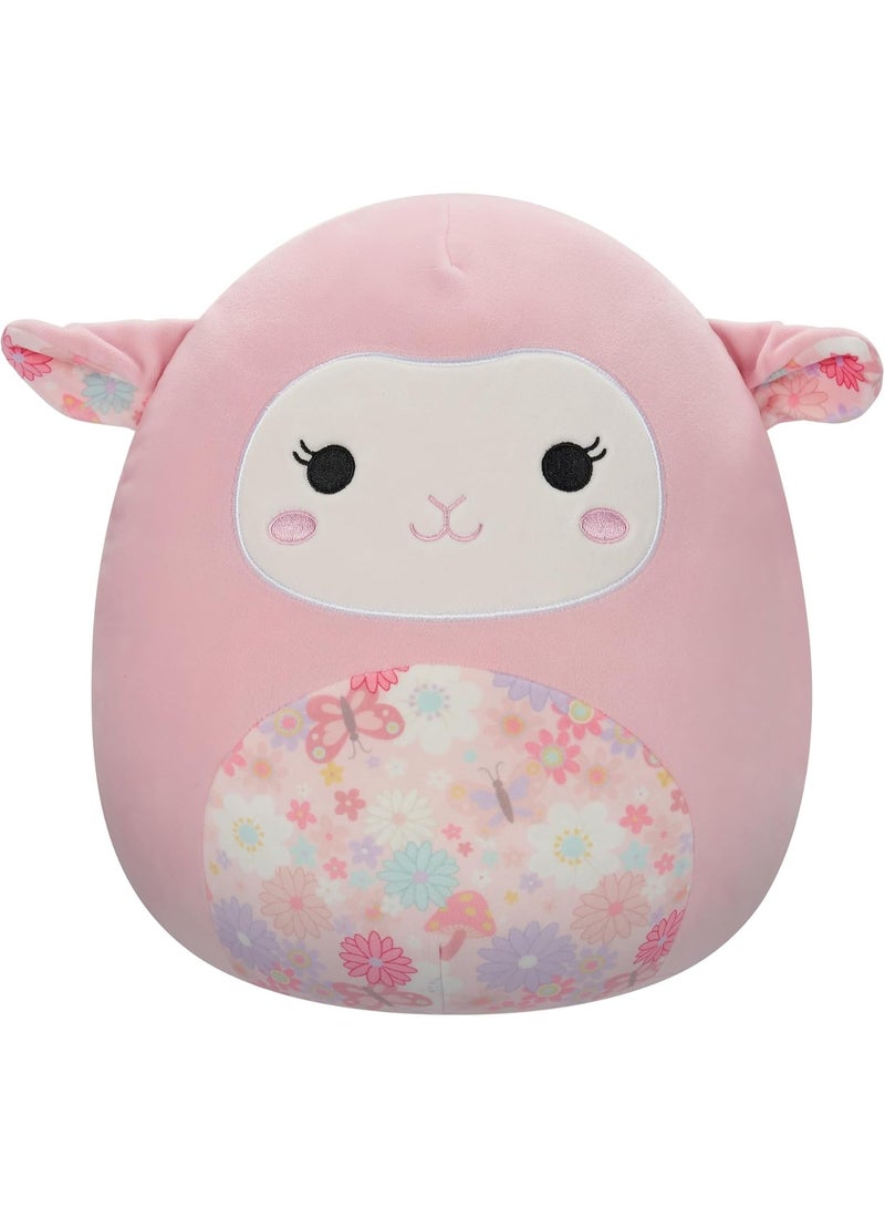 Squishmallows Lala Pink Lamb 12-Inch Super Soft Plush Toy - Image 1