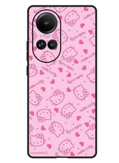 Theodor Protective Case Anti Scratch Shock Proof Bumper Cover For Oppo Reno 10/10 Pro Hello Kitty Tags  - Image 1