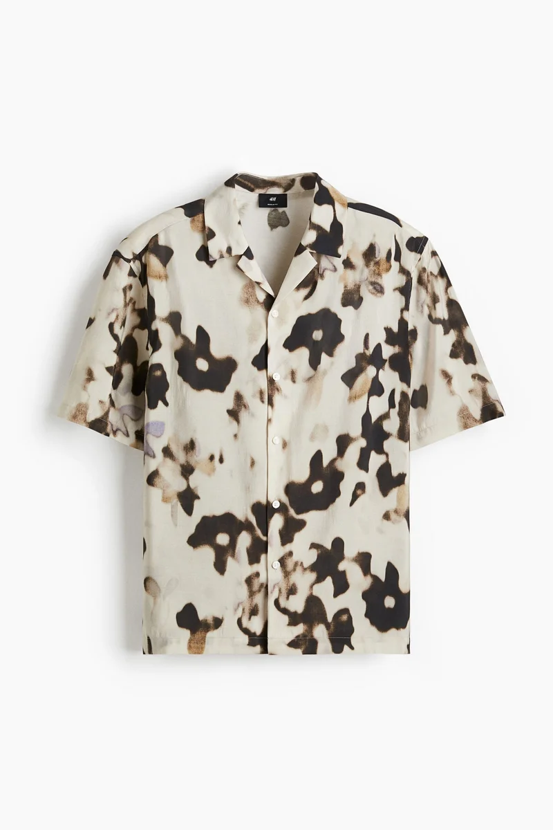 H&M Regular Fit Patterned resort shirt