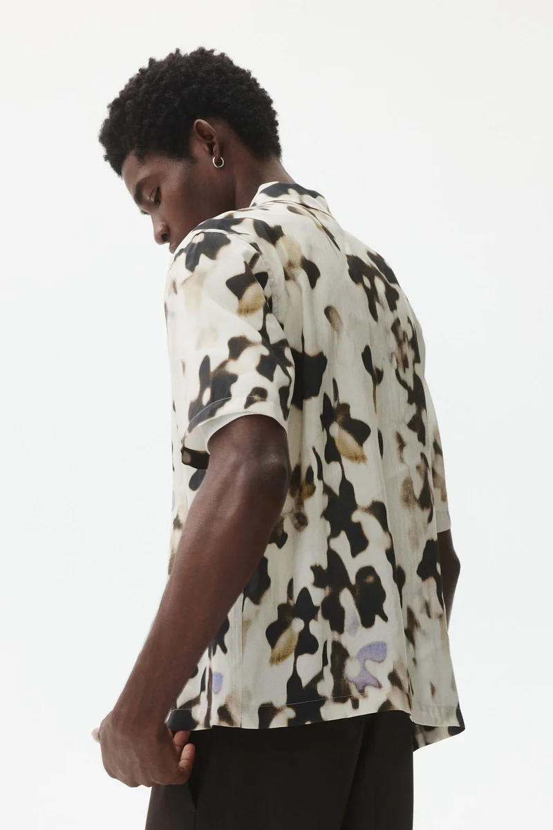 H&M Regular Fit Patterned resort shirt