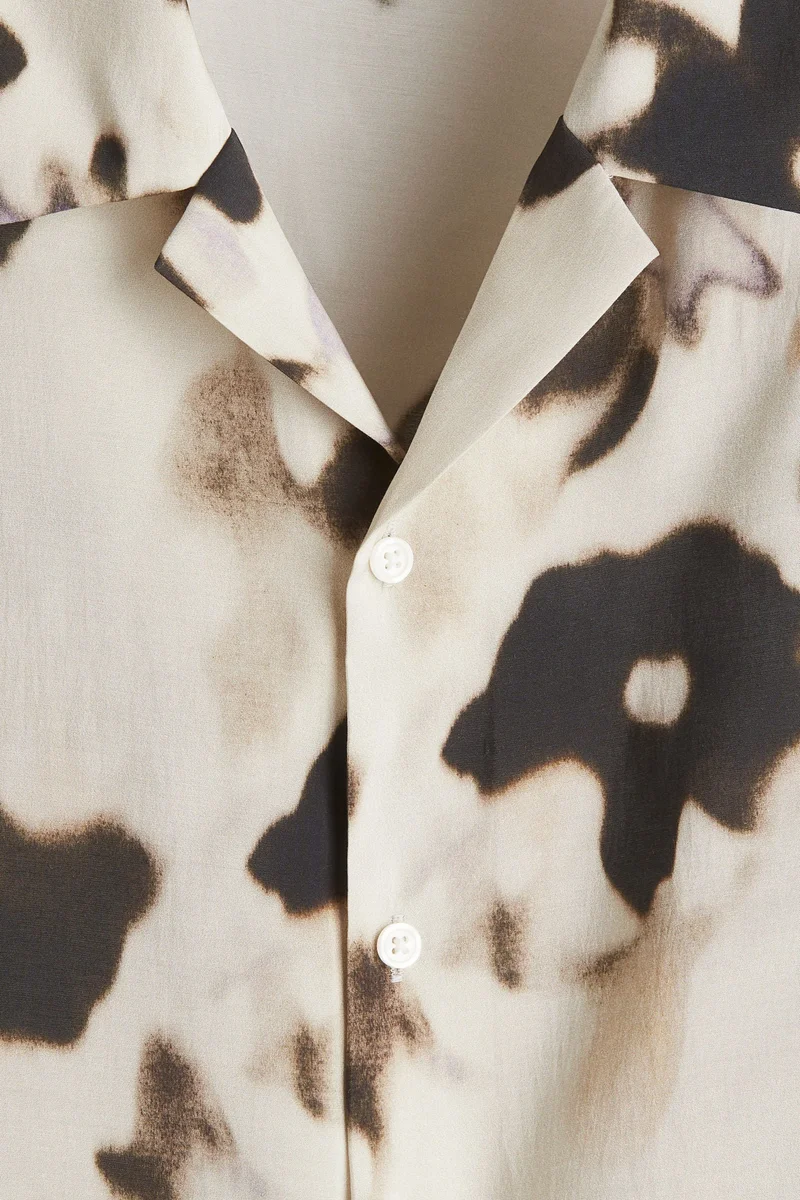 H&M Regular Fit Patterned resort shirt
