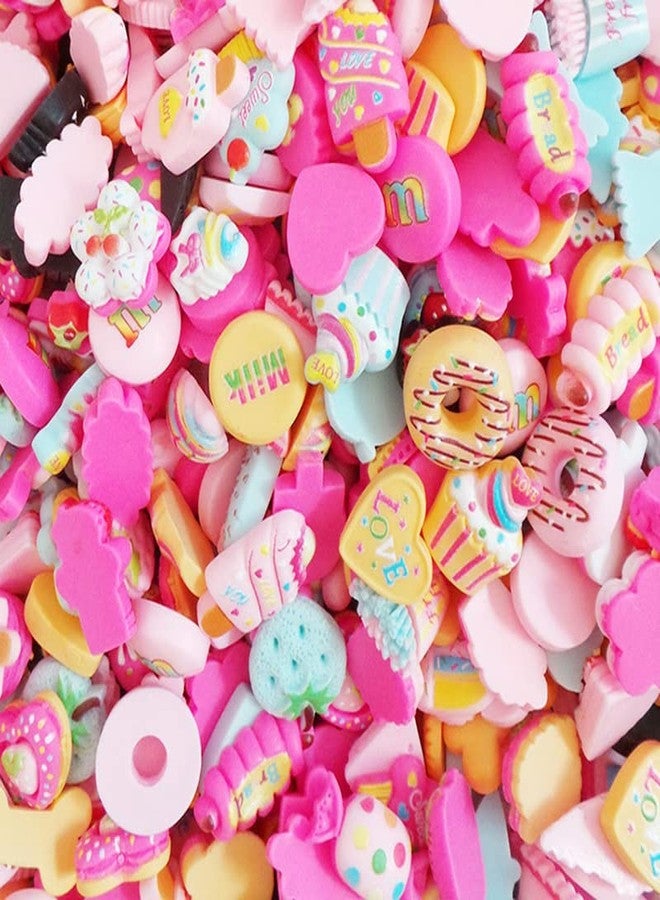 GOGOONLY 100pcs Charms Kawaii Cute Set Resin Candy Charms Mixed Assorted Sweets Flatback Beads Making Supplies for DIY Craft Making and Ornament Scrapbooking With Case (Dessert (100pcs)) - BH001074 - Image 4