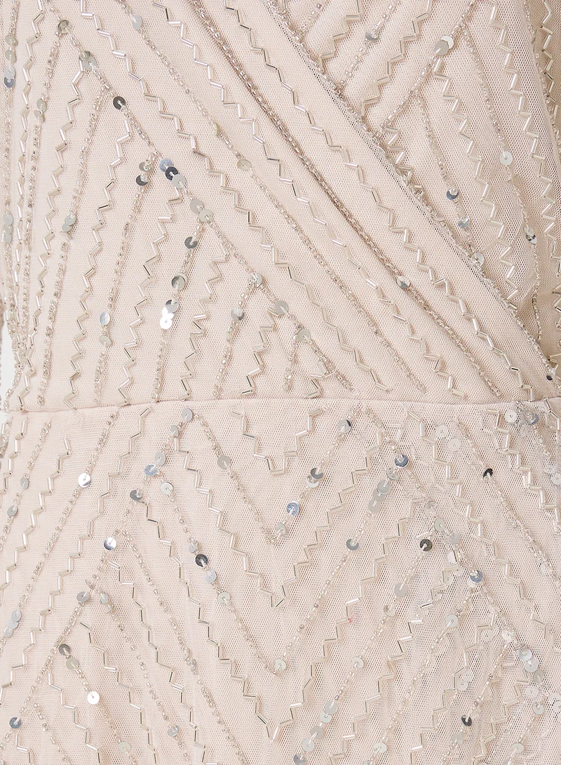 Frock and Frill Sequin Detail Dress
