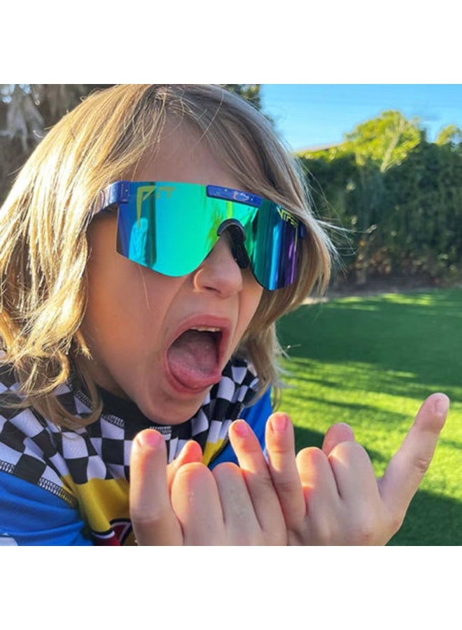 Pit Viper Outdoor Children's UV Protective Sunglasses, Unisex Sun Mountaineering and Cycling Sports Glasses for Boys and Girls - Image 5