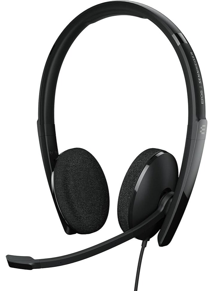 Sennheiser ADAPT 160 headset including leather ear cushions, Adapt 160 USB II 1000915 Black - Image 5
