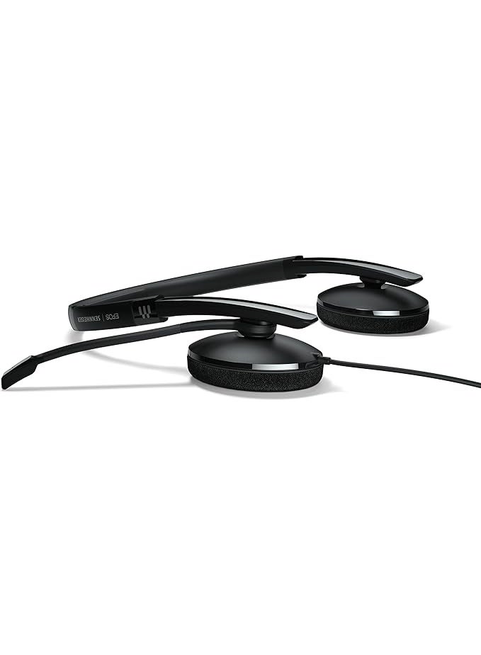 Sennheiser ADAPT 160 headset including leather ear cushions, Adapt 160 USB II 1000915 Black - Image 4