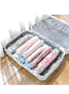 Roll Up Travel Compression Reusable Vacuum Bags Hand Roll Travel Storage Bag Saves 75% of Storage Space bags No Need For Vacuum Machine Or Pump (3 Medium Roll/3 Small Roll) - pzsku/Z8D2224374C24981BE886Z/45/_/1734412142/3b68af5b-84d7-4a49-8fe0-a6ed89d10f5b