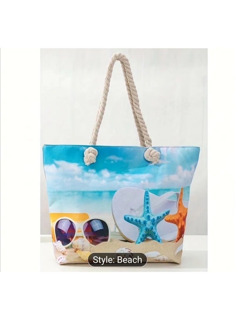 Women GiftBeach Canvas Tote Bag