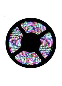 LED Strip Light Rgb 5050 5m 60 LED/meter Waterproof With Remote 44k Control And Power Adapter
