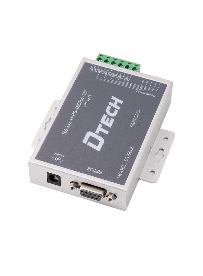 DTech Active Isolated RS232 to RS485 RS422 Converter with RJ45 Serial Port Terminal Board Power Adapter - 2.5kV - Image 2