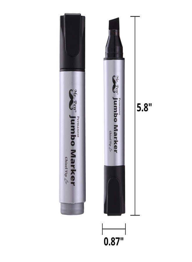 Mr. Pen- Jumbo Permanent Markers, 4 Pack, Assorted Color, Chisel Tip, Large Permanent Markers, King Permanent Marker, Color Permanent Markers Set, Jumbo Markers, Permanent Markers, Huge Poster Markers - Image 5