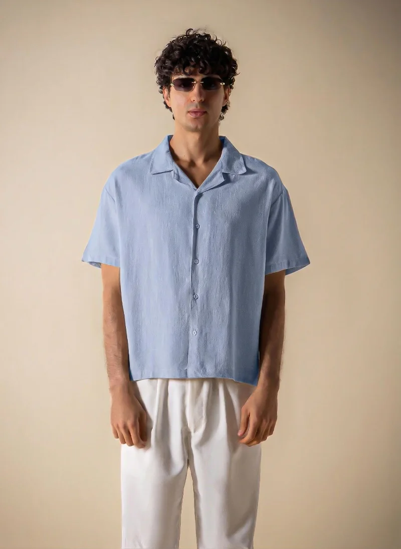 شايبس RELAXED FIT COTTON SHIRT